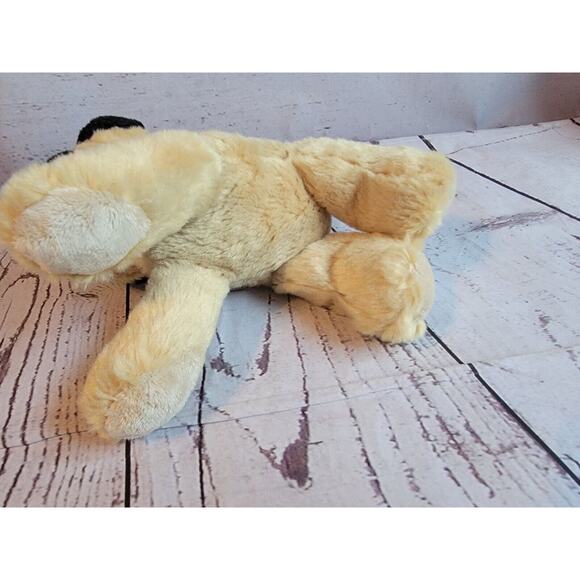 Aurora Tan Pug Plush Stuffed Animal Bean Bag Puppy Dog - Picture 6 of 7